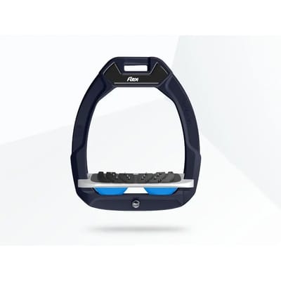 Veiligheidssporen Paardrijden Inclinatie Ultra Grip Rood/Grijs/Blauw Flex-On Safe-On