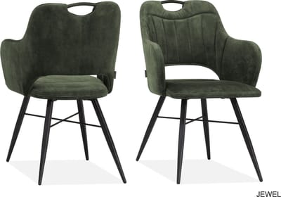 MX Sofa Eetkamerstoel Jewel | kleur: Hunter