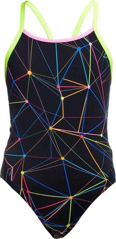 Star Sign Diamond back one piece - Meisjes | Funkita | Maat 128