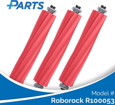 Roborock R100053 Borstels (3 Stuks, Plus.Parts® alternatief voor 8.02.0079)