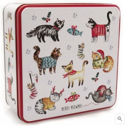 Grandma Wild's - koekjesblikken - Mery Meowmas - zandkoekjes met chocolade