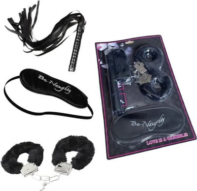 BDSM bondage Set - SM Handboeien - Doe Dobbelsteen - Zweep / Veer / Zweepje - Bondageset - Erotische Blinddoek - Oogmasker - Zweep - Sex Toys - Seksspeeltjes Voor Koppels - Handcuffs - Bondage Sex Seks - 3-delig