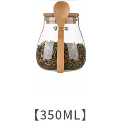 Hermetische containers voor voedselopslagpotten Glazen pot met deksel Verzegelde container Suiker- en theeblikjes Luchtdichte keuken Koffiepotten brown