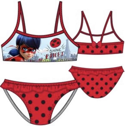 Ladybug Miraculous bikini - rood - Maat 104 / 4 jaar