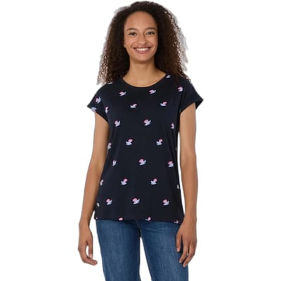 Dames-T-shirt met opdruk Ragwear Diona