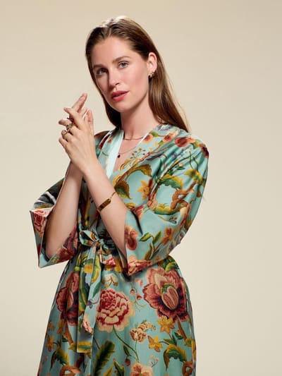 Essenza Juliet Roselina Kimono Surf green - L