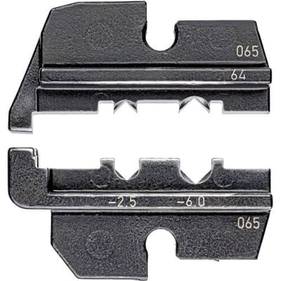 Knipex 97 49 64 Krimpinzetstuk ABS-stekkers 1 tot 6 mm² Geschikt voor merk Knipex 97 43 200, 97 43 E, 97 43 E AUS, 97 43 E UK, 97 43 E US