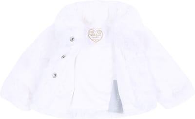 Beige Faux Fur Met Kraag