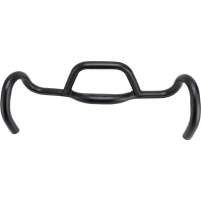 Guidon courbé de vélo multifonctionnel en alliage d'aluminium guidon de vélo de route pour vélo de gravel/de randonnée confortable anti 31.8x480mm