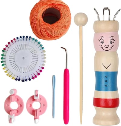 Set voor Kinderen om te Breien en Weven, Inclusief Haaknaald, Breinaalden en Gereedschap, Creatief Knutselpakket voor Jongeren