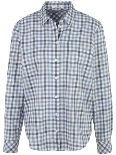 Blouse 100% katoen Van Peter Hahn wit