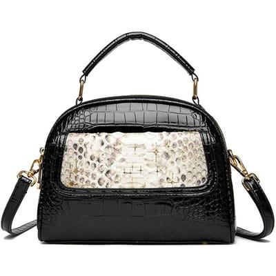Nouveau Sac à Main Tendance pour Femmes Sac Bandoulière Porté Épaule Imprimé Léopard gray