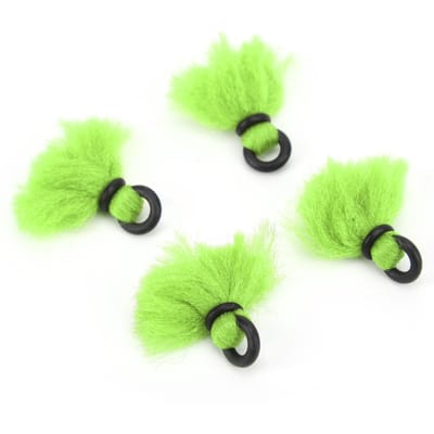 4 stuks Vliegvissen Dobber Garen Aasindicatoren Drift Haak Positionering Dobbers Green groen