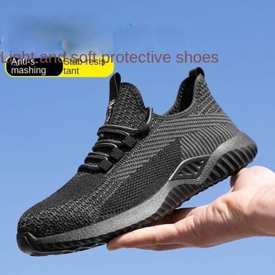 Chaussures de Travail Isolation 6KV Homme Anti-écrasement, Anti-perforation, Anti-torsion, Déodorant, Respirant et Anti-fabrication 46 gray