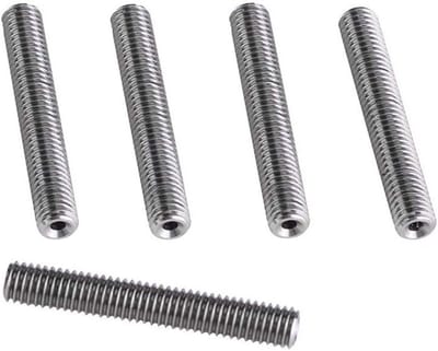 5x M6 Binnen- en Buitenmondstuk Set Gehard Staal voor 3D Printer Extruder MK8 1,75 mm Filament
