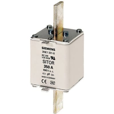 Siemens 3NE13342 Zekeringsinzetstuk Geschikt voor Fotovoltaïsche zekering Afmeting zekering : 2 500 A 690 V 3 stuk(s)