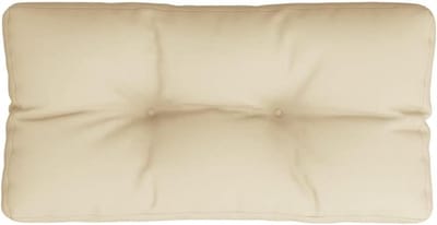 Palletkussen - Buiten kussen Zitkussen - Buiten Meubels - Waterdicht Polyester - 70x40x12 cm - Beige