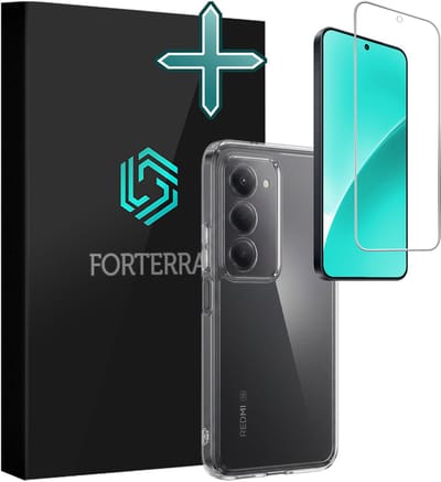 Hoesje Met Screenprotector - Geschikt voor Xiaomi 15 - Sterk & Shockproof - Telefoon Hoes - Back Cover - Siliconen Case - Transparant