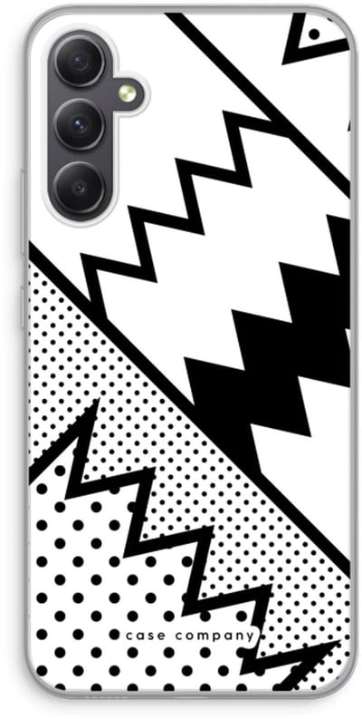 Case Company® - Hoesje geschikt voor Samsung Galaxy A34 hoesje - Pop Art #5 - Soft Cover Telefoonhoesje - Bescherming aan alle Kanten en Schermrand