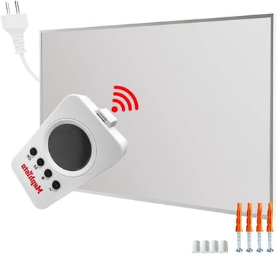 Infrarood Verwarming - Warmtepaneel - Ruimte Verwarmen - Met Open Raam Detectie - 120x80 cm - Wit