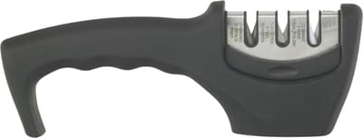 Solir Messenslijper - Zwart - 3 Standen - Professionele Messen Slijper - Antislip - Knife Sharpener - Scharenslijper
