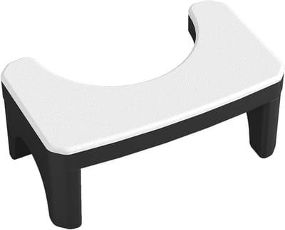 Toilet Krukje - Badkamer Hulp - Comfortabel Toiletbezoek - Antislip Ontwerp - 40x22x17cm - Wit