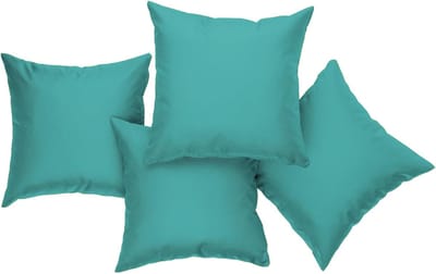 Tuinkussen Set - Sierkussen Rugkussen - Buitenleven Comfort - Waterbestendig Duurzaam - 50x50 cm - Turquoise