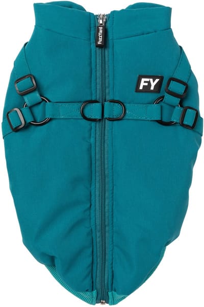 Fuzzyard Hondenjas Flash - Hondenkleding - Teal Size 1