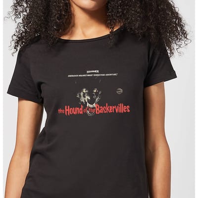 Hammer Horror Hound Of The Baskervilles Women's T-Shirt - Black - 3XL