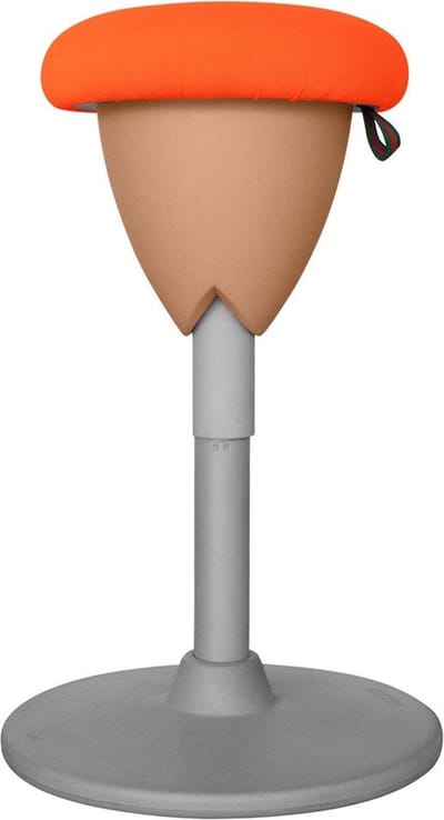 Ergonomische zit-sta kruk / wiebelkruk Pisa - Oranje
