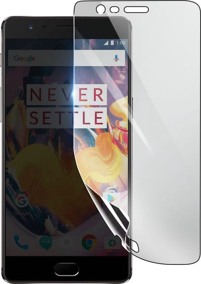 3mk, Geschikt voor Oneplus 3T, Schokbestendige Hydrogel Screenprotector, Transparant