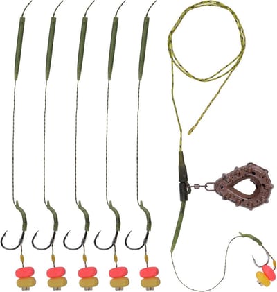Karpervis Rig Set Hengelsport Accessoires met Loodwartel Montage