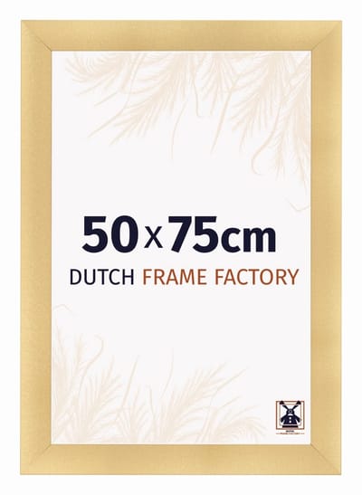 Fotolijst 50x75 cm - MDF - Goud Mat - Praag