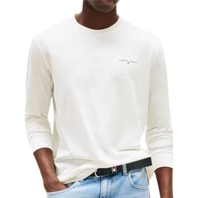 Tommy Hilfiger Slim Linear Chest Logo Longsleeve Shirt Heren
