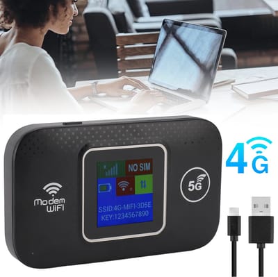 4G LTE Mobiele WIFI-Router - 150 Mbps Draagbare Reis-Hotspot - Draadloze Internetrouterapparaten - Verbind Tot 10 Apparaten - Met SIM-Kaartsleuf