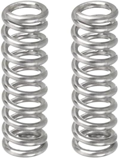 Drukveren - Compressieveren Spiraalveren - Reparaties Uitvoeren - Roestvrij Staal 304 - 05mm x 3mm x 10mm - Zilver