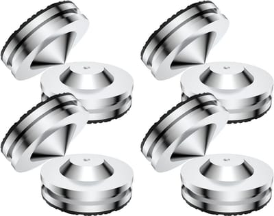 Hoogte Verstelbare Subwoofer Spikes - 4 Stuks Luidsprekervoeten voor Verbeterde Geluidskwaliteit