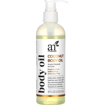 artnaturals, Coconut Body Oil, 8 fl oz (236.5 ml)