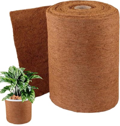 Kokos Planten Voering - Plantenmat Reptielen Tapijt - Gezonde Wortelgroei - Ademend Vezelmateriaal - 50 x 200 cm - Natuurlijk