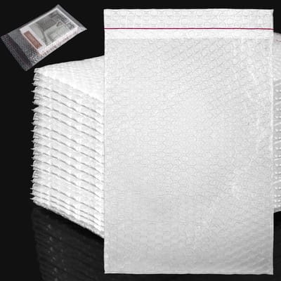 Set van 100 luchtkussen zakken, zelfklevende verzendzakken, 20 x 30 cm, ideaal voor verhuizen, verzenden en beschermen van kwetsbare items