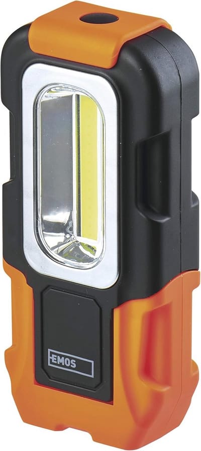 COB LED zaklamp met magnetische voet en haken - werkplaatslamp met 180 lumen