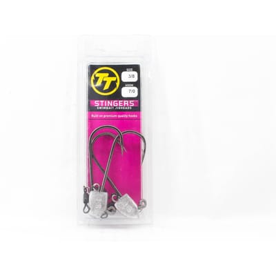 Tête plombée Tackle Tactics TT Stingers 3/8 oz 6/0 3/paquet (2218)
