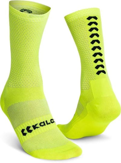 Kalas Ride On Z1 Verano High Fietssokken Fluogeel 37-39