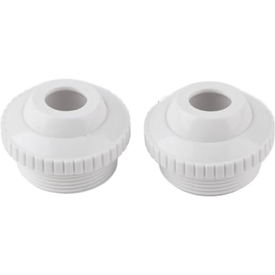 2 STKS 1,5 inch Buitendraad Roteerbare Zwembad Spa Jet Massage Sproeier Terugkeer Jet white