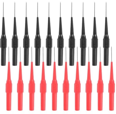 Meetpunten voor Multimeter - 20 Stuks Testsonde met Naald en Bananenstekker
