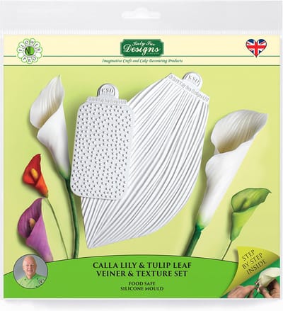 Katy Sue Siliconen Mal Calla Lelie & Tulpblad Vein & Textuurset