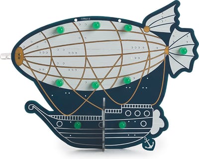 Whadda Educatieve soldeerkit, zeppelin, retrodesign