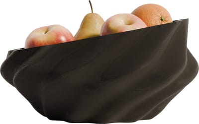 Fruitschaal zwart – Fruitmand – Modern – Groot – 35 cm - Luxe en modern - Fiastra® Montepulciano
