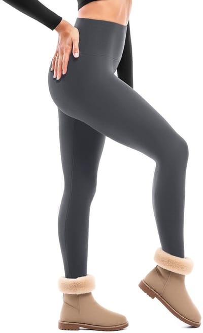 Dailygoods- Thermische Legging Dames - Extradikke Pluche Voering - Hoge Taille - 4-Weg Stretchmateriaal - Maten S-3XL - Ideaal voor Buitenactiviteiten - Winterleggings