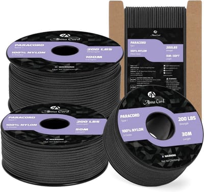 Sterk Nylon Touw 2mm - 50 Meter Type I Koord voor Buiten, Camping en DIY Projecten